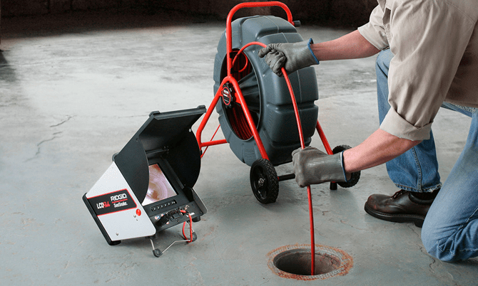 Video Pipe Inspection in Felton